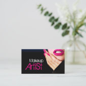 Makeup Artist Salon Visitekaartje (Staand voorkant)