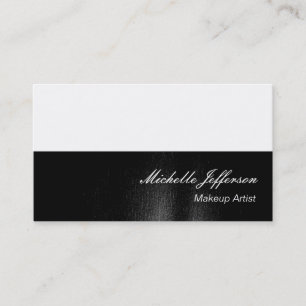 Makeup Artist Script White Black Visitekaartje