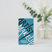 Makeup Artist Sjabloon Visitekaartjes (Staand voorkant)