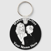 Makeup Artist Sleutelhanger (Voorkant)