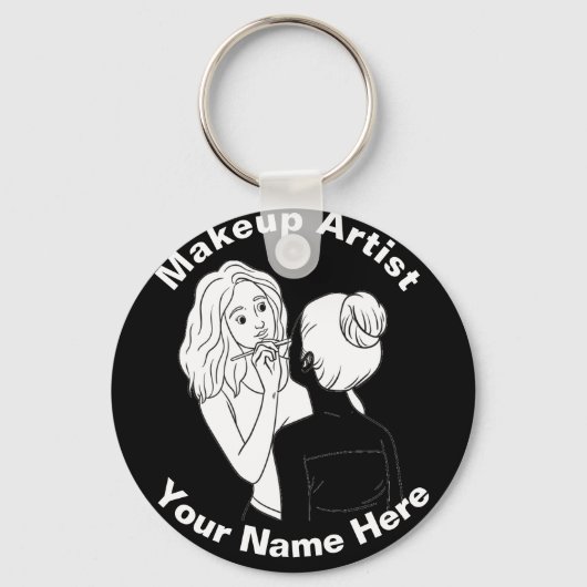 Makeup Artist Sleutelhanger (Voorkant)