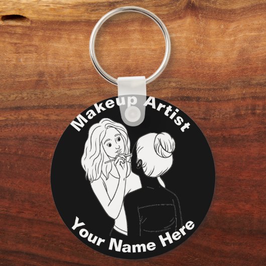 Makeup Artist Sleutelhanger (Voorkant)