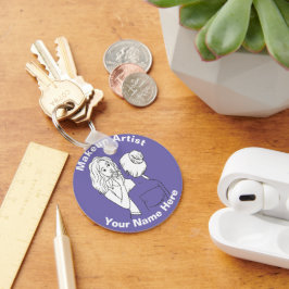 Makeup Artist Sleutelhanger