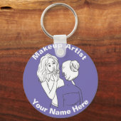 Makeup Artist Sleutelhanger (Voorkant)