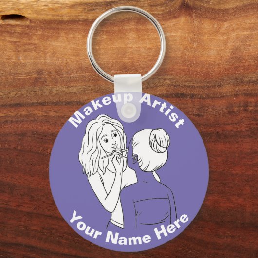 Makeup Artist Sleutelhanger (Voorkant)