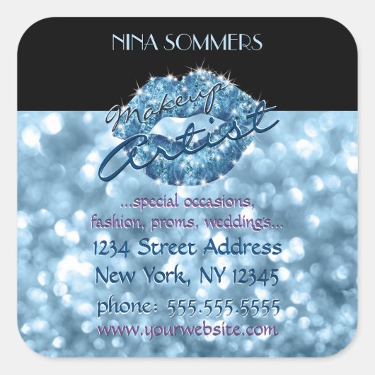 Makeup Artist Sticker (Voorkant)