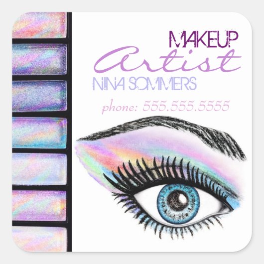 Makeup Artist Sticker (Voorkant)