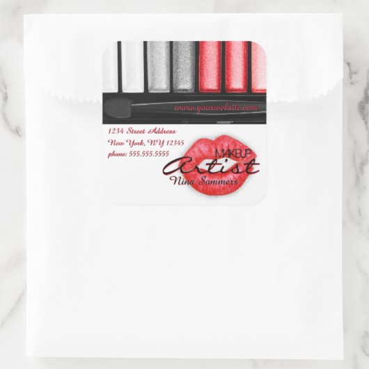 Makeup Artist Sticker (Tas)