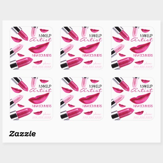 Makeup Artist Sticker (Vel)