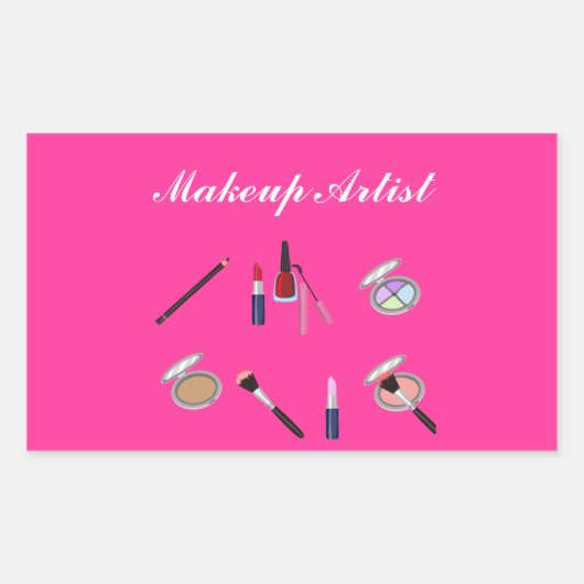 Makeup Artist Sticker (Voorkant)