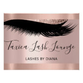 Makeup Artist Studio Eyelashes Extension Roos Post Perfect Poster (Voorkant)