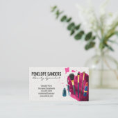 Makeup Artist Tools | penseelstreek Visitekaartje (Staand voorkant)