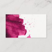 Makeup Artist Tools | penseelstreek Visitekaartje (Achterkant)