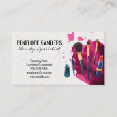 Makeup Artist Tools | penseelstreek Visitekaartje (Voorkant)