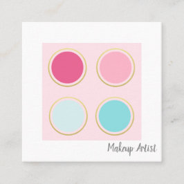 Makeup Artist Vierkante Visitekaartje