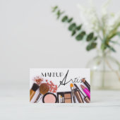 Makeup Artist Visitekaartje (Staand voorkant)