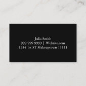 Makeup Artist Visitekaartje (Achterkant)