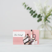 Makeup Artist Visitekaartje (Staand voorkant)