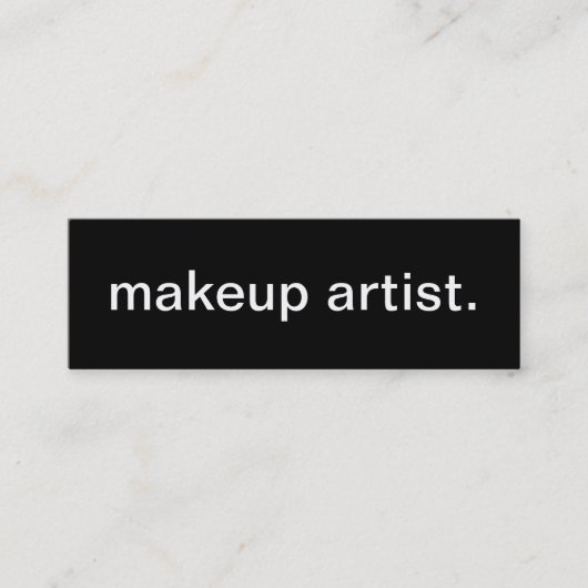 Makeup Artist Visitekaartje (Voorkant)