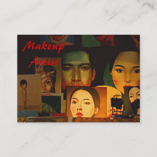 Makeup Artist Visitekaartje (Voorkant)