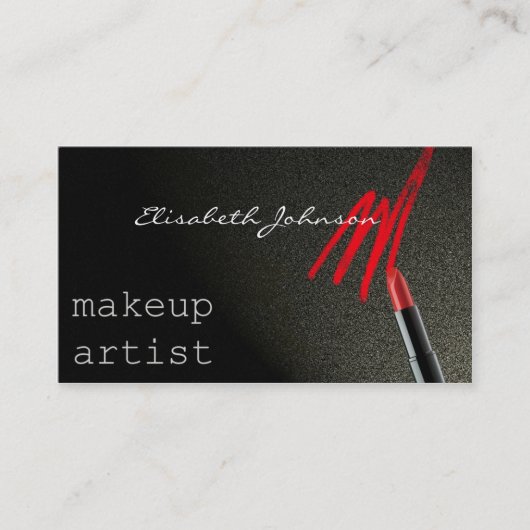 Makeup Artist Visitekaartje (Voorkant)