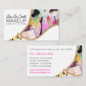 Makeup Artist Visitekaartje (Voorkant / Achterkant)