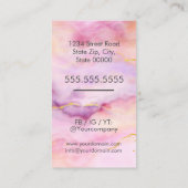 Makeup Artist Visitekaartje (Achterkant)