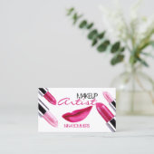 Makeup Artist Visitekaartje (Staand voorkant)