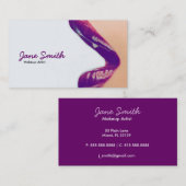 Makeup Artist Visitekaartje (Voorkant / Achterkant)