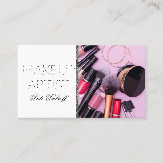 Makeup Artist Visitekaartje (Voorkant)