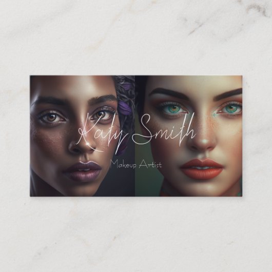 Makeup Artist Visitekaartje (Voorkant)