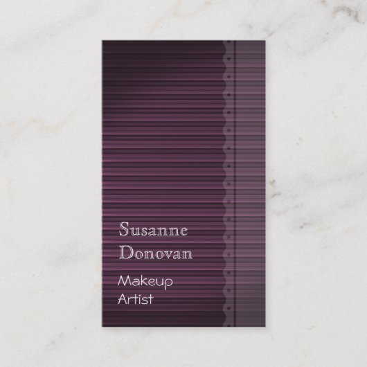 Makeup Artist Visitekaartje (Voorkant)