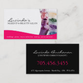 Makeup Artist Visitekaartje (Voorkant / Achterkant)