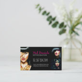 Makeup Artist Visitekaartje (Staand voorkant)