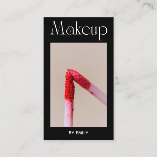 Makeup Artist Visitekaartje (Voorkant)