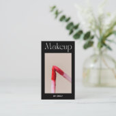 Makeup Artist Visitekaartje (Staand voorkant)