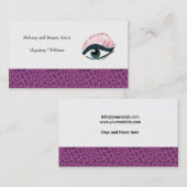 Makeup Artist Visitekaartje (Voorkant / Achterkant)