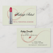 Makeup Artist Visitekaartje (Voorkant / Achterkant)