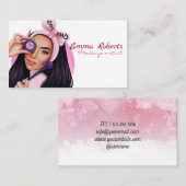 Makeup Artist Visitekaartje (Voorkant / Achterkant)