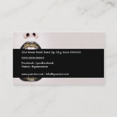 Makeup artist visitekaartje (Achterkant)