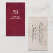 Makeup Artist Visitekaartje (Voorkant / Achterkant)