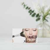 Makeup Artist Visitekaartje (Staand voorkant)