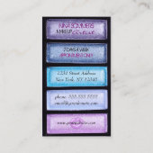 Makeup Artist Visitekaartje (Achterkant)