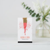 Makeup Artist Visitekaartje (Staand voorkant)