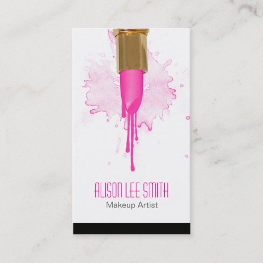 Makeup Artist Visitekaartje (Voorkant)