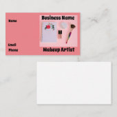 Makeup Artist Visitekaartje (Voorkant / Achterkant)
