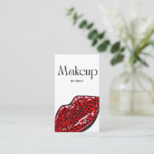 Makeup Artist Visitekaartje (Staand voorkant)
