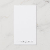 Makeup Artist Visitekaartje (Achterkant)