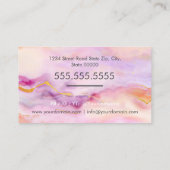 Makeup Artist Visitekaartje (Achterkant)