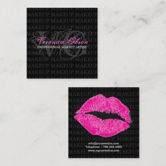 MAKEUP ARTIST VISITEKAARTJE (Voorkant / Achterkant)
